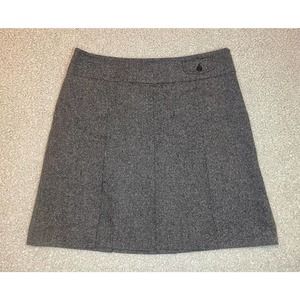 Ann Taylor Loft Tweed Pleated Mini Skirt-Size‎ 14